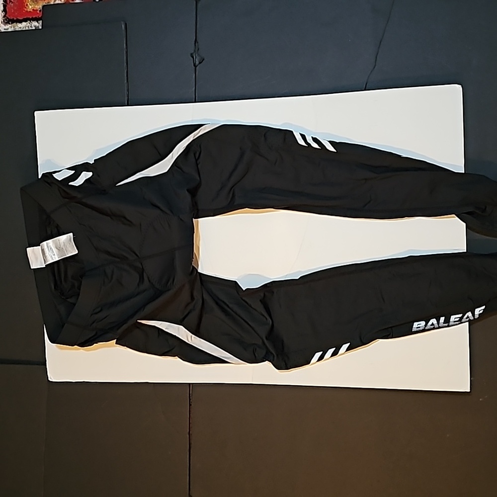 BALEAF Men's Padded Bike Long Shorts Cycling Tights